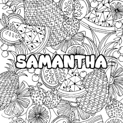 Samantha coloring page