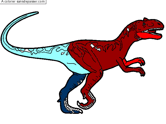 Coloriage Allosaurus