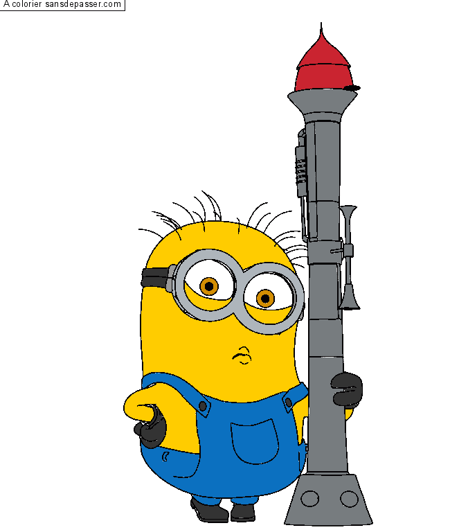 Minion bazooka par un invité