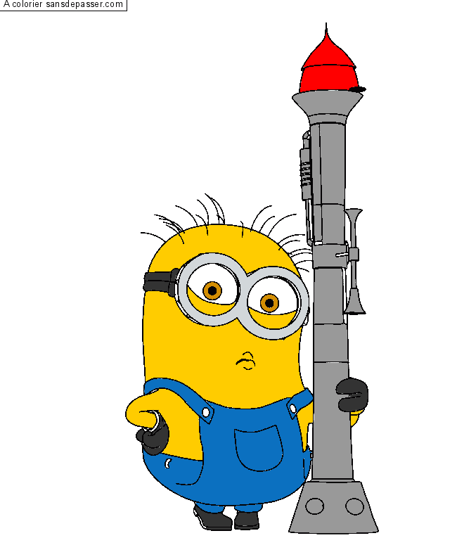 Minion bazooka par un invité