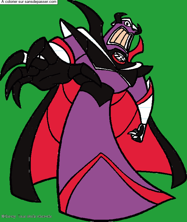 Coloriage L'empereur Zurg