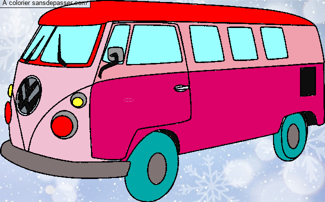 Coloriage Combi VW