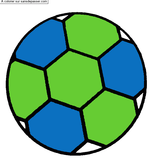 Ballon de football Coloriage  Coloriage ballon, Ballon de football,  Football
