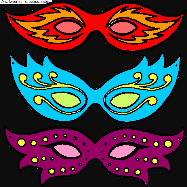 Masques de Carnaval par deydey97