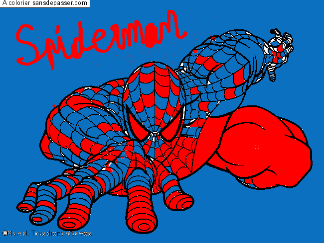 Coloriage Spiderman