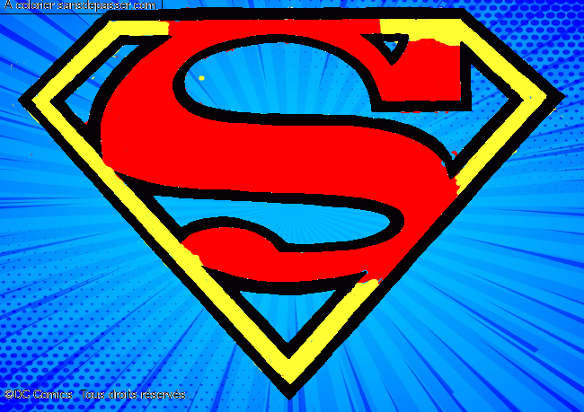 Logo Superman par un invité