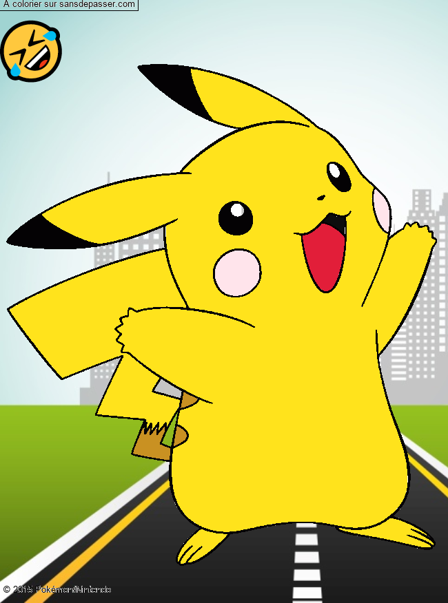 Coloriage Pikachu