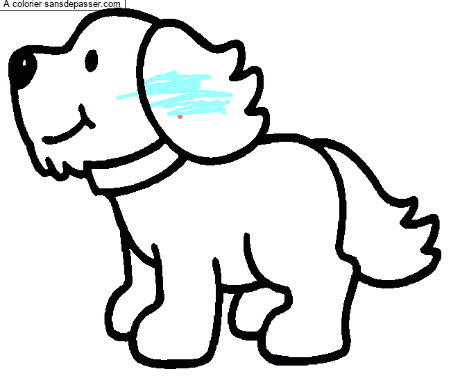 Coloriage Chien