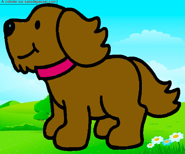 Coloriage Chien