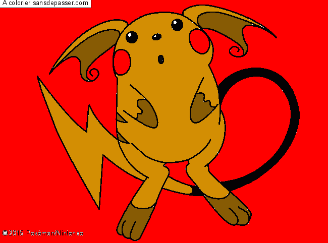 Coloriage Raichu