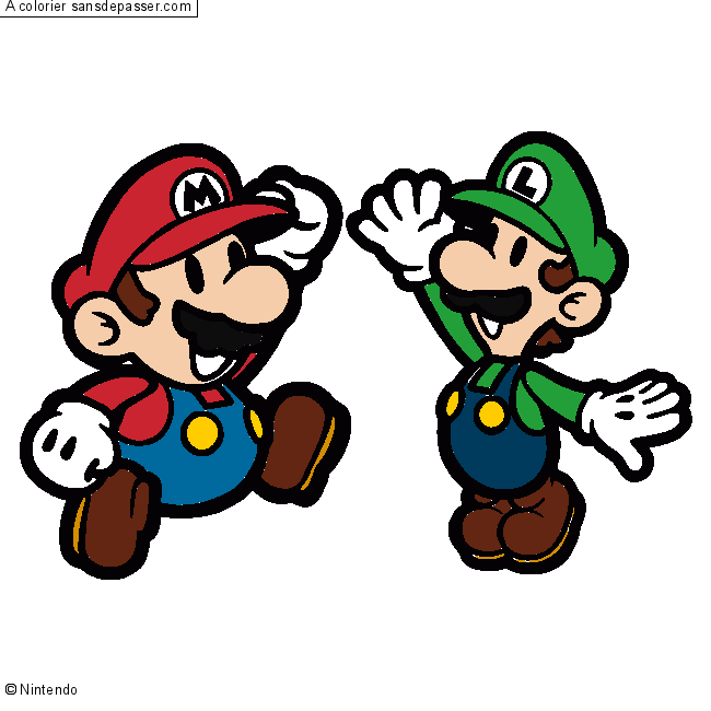 Mario et Luigi  par un invité