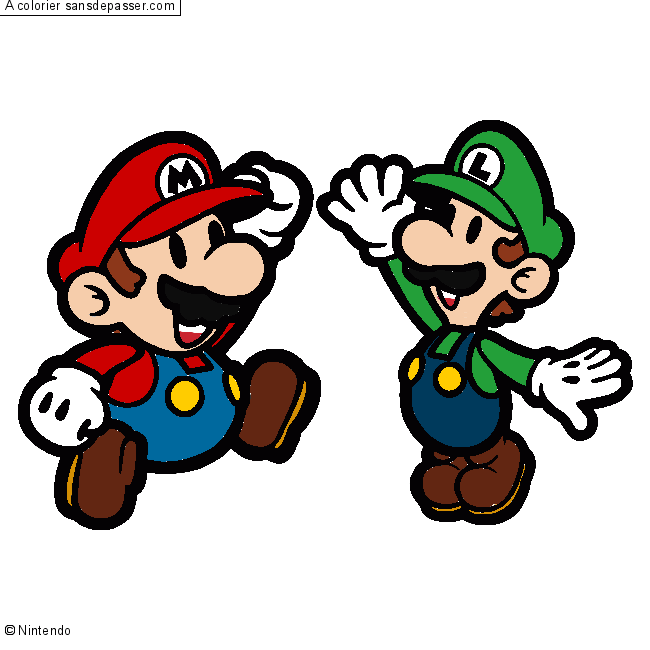 Mario et Luigi  par un invité