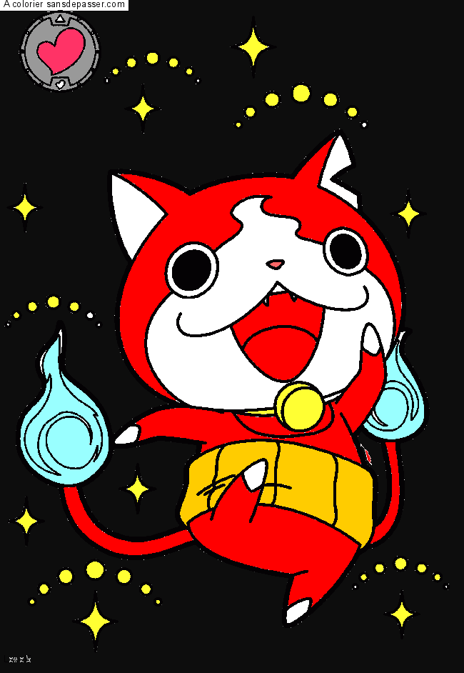 Coloriage Jibanyan