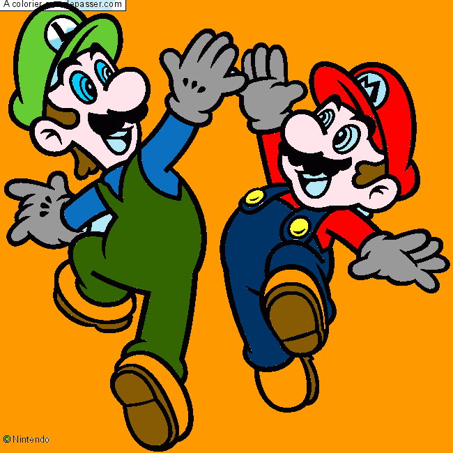 Mario et Luigi par un invité