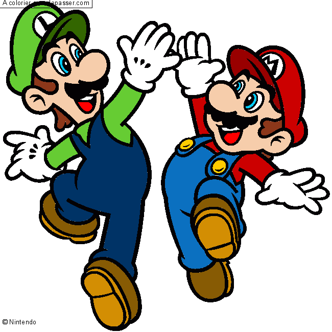 Mario et Luigi par un invité