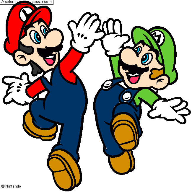 Mario et Luigi par un invité