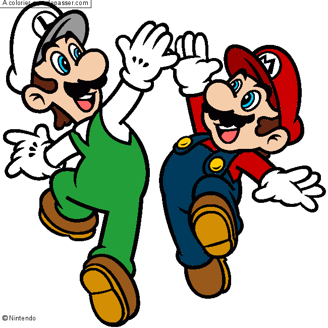 Mario et Luigi par un invité