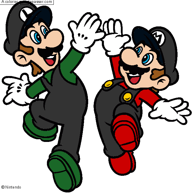 Mario et Luigi par un invité