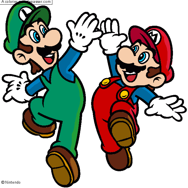 Mario et Luigi par un invité