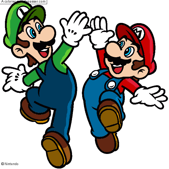 Mario et Luigi par un invité