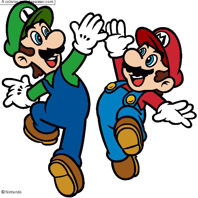 Mario et Luigi par un invité