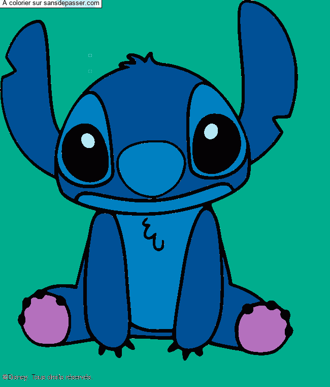 Coloriage Stitch