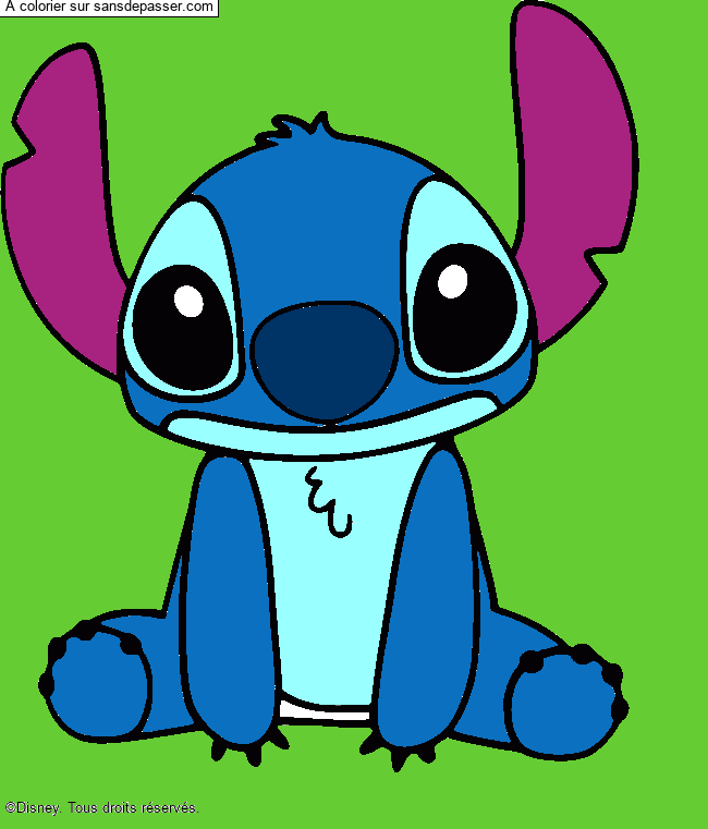 Coloriage Stitch