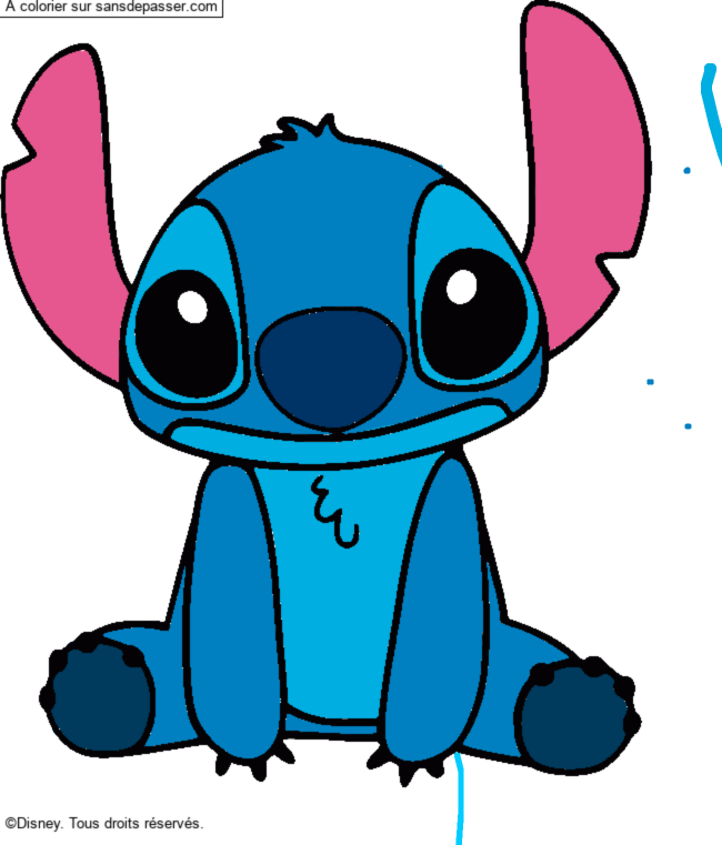 Coloriage Stitch