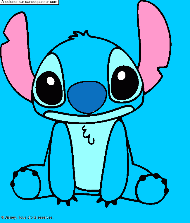 Coloriage Stitch