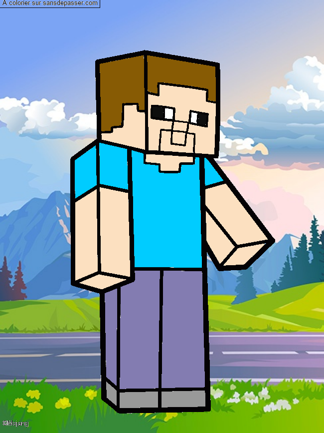 Steve Minecraft par un invité