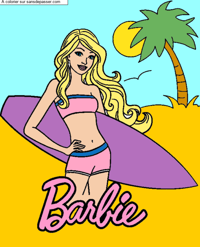 Barbie Vacances et Surf par Lucie77176