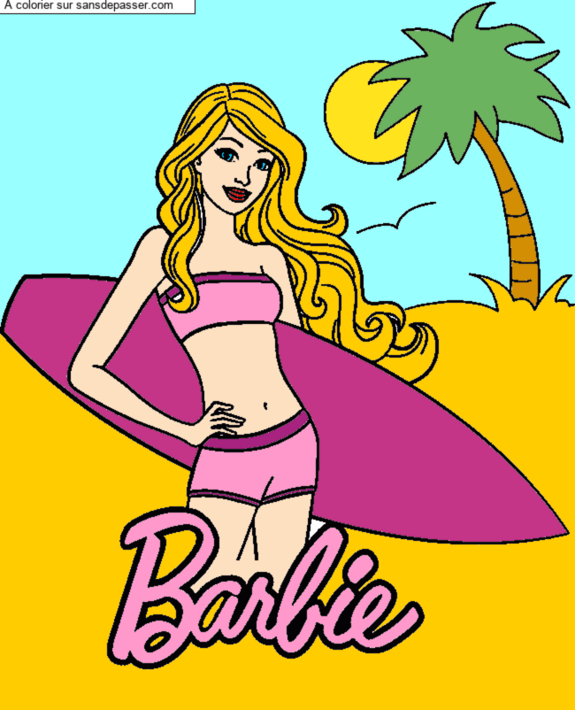 Barbie Vacances et Surf par Lucie77176